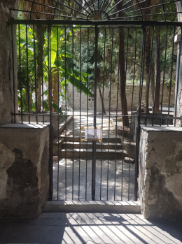 Palazzo Sanfelice, sfregiato il giardino pensile: scattano i sigilli