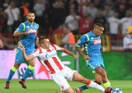 Champions, solo un pari del Napoli in casa della Stella Rossa