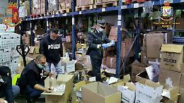 Villaricca, maxi sequestro di igienizzanti non a norma
