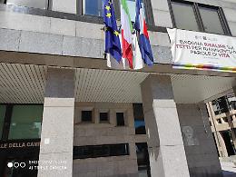 Strage di Capaci, drappo bianco al consiglio regionale della Campania