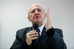 Sanità, De Luca contro il Governo: «Sui livelli di assistenza dati del 2015» 