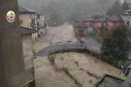 Furia maltempo in Piemonte, un morto