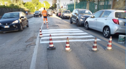 Strisce pedonali, proseguono gli interventi
