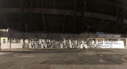 «Non vi dà l'impunità aver vinto il tricolore», striscione ultrà per il Napoli