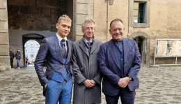 Unione civile a Napoli per Alessandro Cecchi Paone e il compagno Simone