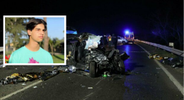 Perde il controllo dell'auto e si schianta ad alta velocità, Edoardo muore a 17 anni 