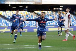 Napoli-Salernitana 4-1, gli azzurri calano il poker e si aggiudicano il derby campano 