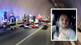 Schianto fatale in galleria, Francesco sbatte la testa sull’asfalto e muore: aveva 26 anni