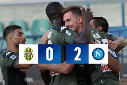 Verona-Napoli 0-2, gli azzurri espugnano il Bentegodi grazie ai goal di Milik e Lozano