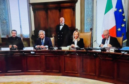 Primo Consiglio dei ministri, Mantovano sottosegretario alla Presidenza