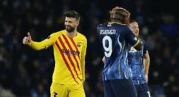 Napoli-Barcellona 2-4: i catalani calano il poker, azzurri fuori dall'Europa