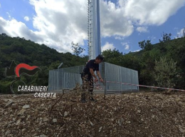 Ambiente, sequestrato traliccio abusivo nel Parco del Matese