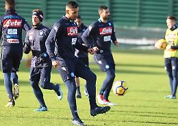 Ghoulam al lavoro col gruppo: sta per tornare