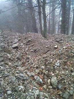 Monte Faito: discarica di residui franosi con sospetto amianto