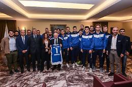 Ge. Vi. Napoli Basket ospite di De Luca: "Ci aspettiamo grandi cose"