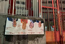 25 Aprile foto capovolte di Meloni, La Russa e ministri sui manifesti