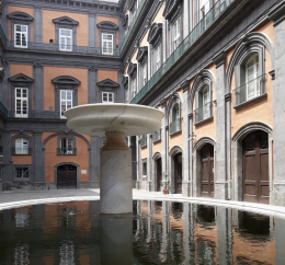 Palazzo Reale, concluso il restauro della fontana nel cortile delle carrozze
