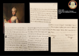 Recuperate le lettere rubate della regina Maria Carolina