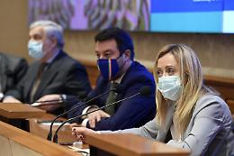 Governo, centrodestra compatto: «No a Conte ter»