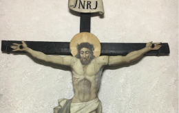 Restituito a Castellammare di Stabia il Crocefisso con il volto della Sacra Sindone