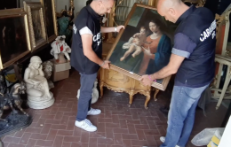 Recuperate opere d'arte rubate, c'è anche una Madonna con Bambino del '700
