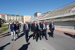 Universiadi 2019, Lotti: «Ritardi, ora lavoro di squadra». De Luca: «Norma tipo Expo»