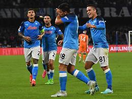 Napoli-Rangers 3-0, azzurri inarrestabili
