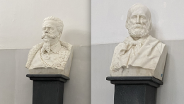 Castellammare di Stabia. Garibaldi e Vittorio Emanuele II restaurati: insorgono gli stabiesi