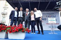 Comizio centrodestra in diretta su Rainews finisce in Vigilanza
