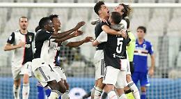 Juventus-Sampdoria 2-0, bianconeri campioni d'Italia per la nona volta consecutiva