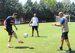 Calcio, primo allenamento per Kim con il Napoli