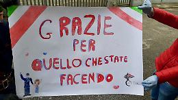 Villaricca, disegno di una bimba per i carabinieri: «Grazie per quello che state facendo»