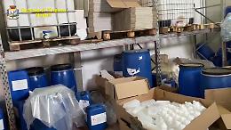Igienizzanti, sequestrata una fabbrica a San Giorgio a Cremano