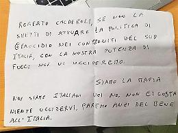 Minacce a Calderoli: «Basta genocidio contro il Sud»