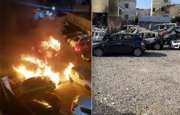 Incendiata concessionaria d'auto, c'è l'ombra del racket