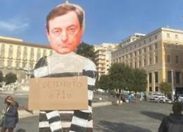 Draghi atteso a Napoli, manifestazione dei disoccupati