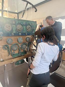 Pompei, restaurato il carro di Civita Giuliana: in mostra a Roma