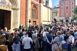 Carla Fracci, l'ultimo saluto nella chiesa di San Marco a Milano