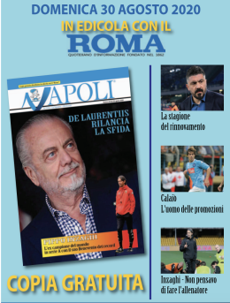 Con il “Roma” in omaggio la rivista “Napoli” sulla serie A