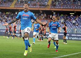 Genoa-Napoli 1-2, gli azzurri espugnano il Ferraris con le reti di Fabian e Petagna 