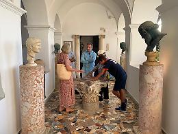 Capri, Riccardo Muti in visita privata a Villa San Michele
