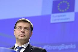 Manovra, Dombrovskis: «Non pensiamo a bocciatura»