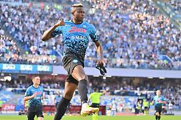 Napoli-Sassuolo 4-0, poker azzurro con tripletta Osimhen
