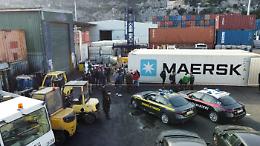 Maxi-sequestro di cocaina nel Porto: 219 chili
