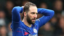 Chelsea, Higuain è un flop continuo: numeri desolanti, il riscatto è sempre più lontano