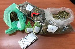 Sant'Antonio Abate, preso con oltre mezzo chilo di marijuana nell'armadio