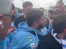 Napoli-Salernitana, Maradona jr allo stadio per tifare gli azzurri