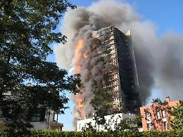 A fuoco palazzo di 15 piani: “Immagini tremende”
