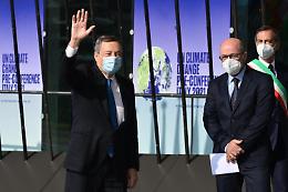 Clima, Draghi: «Dobbiamo agire adesso»