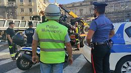 Rimossi 32 scooter ai Quartieri Spagnoli, erano tutti senza assicurazione